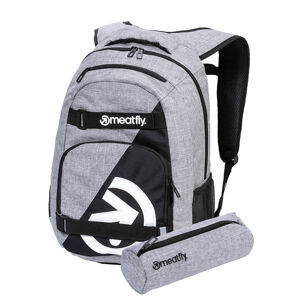 Meatfly Hátizsák Exile 4 A-Heather Grey, Black