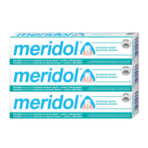 Meridol Fogkrém fogínygyulladás ellen  tripack 3 x 75 ml