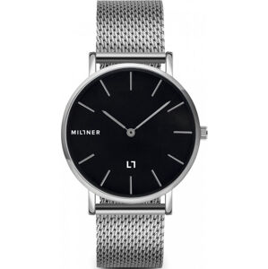 Millner Mayfair Silver Black 39 mm