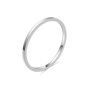 MOISS Minimalistaezüst gyűrű R0002020 61 mm