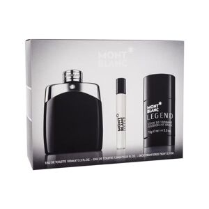 Mont Blanc Legend - EDT 100 ml + szilárd dezodor 75 ml  + EDT 7,5 ml