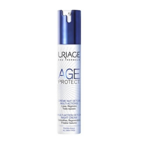 Uriage Multiaktív méregtelenítő éjszakai krém  Age Protect (Multi-Action Detox Night Cream) 40 ml