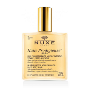 Nuxe Huile Prodigieuse Riche multifunkciós száraz olaj extra száraz arcbőrre (Multi-Purpose Nourishing Oil) 100 ml