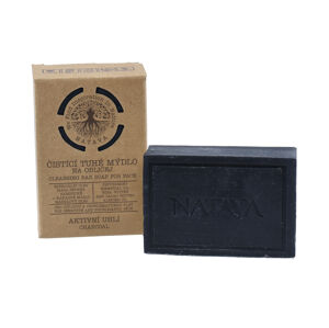 Natava Tisztító szilárd szappan arcra - Aktív szén 100 g