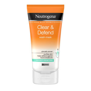 Neutrogena Visibly Clear Spot Proofing arctisztító emulzió és maszk 2 az 1-ben (2in1 Wash Mask) 150 ml