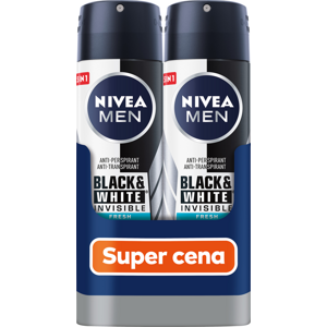 Nivea Izzadásgátló spray  Men Black & White Fresh 2 x 150 ml
