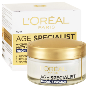 L´Oréal Paris Éjszakai ránctalanító krém multivitaminokkal  Age Specialist 65+ 50 ml