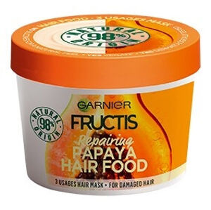 Garnier Regeneráló maszk sérült hajra  Fructis (Papaya Hair Food) 390 ml