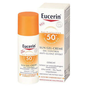Eucerin Napvédő arckrém zselé Oil Control SPF 50+ 50 ml