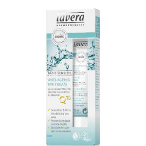Lavera Szemkörnyékápoló krém Q10-koenzimmel (Anti-Aging Eye Cream) 15 ml