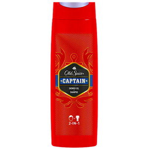 Old Spice Tusfürdő 2 az 1-ben  Captain (Shower Gel + Shampoo) 400 ml