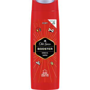 Old Spice Tusfürdő testre és hajra Booster (Shower Gel + Shampoo) 400 ml