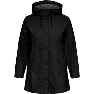 ONLY CARMAKOMA Női kabát  CARELLEN RAINCOA 15245956 Black 3XL/4XL