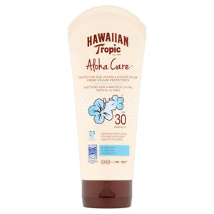 Hawaiian Tropic Mattító hatású napvédő tej SPF 30 Aloha Care (Hawaiian Tropic Protective Sun Lotion Mattifies Skin) 180 ml