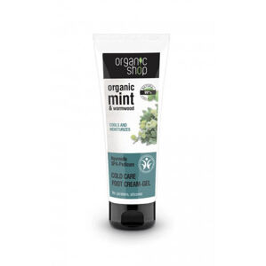 Organic Shop Menta és üröm lábkrém-gél  (Cold Care Foot Cream-Gel) 75 ml