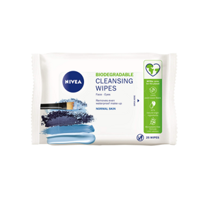 Nivea Frissítő arctisztító kendők 3 az 1-ben  (Cleansing Wipes) 25 db