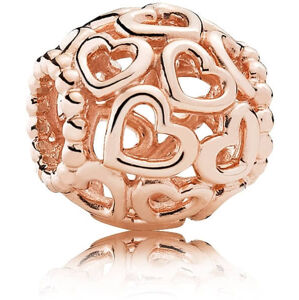 Pandora Bronz gyöngy szívvel 780964