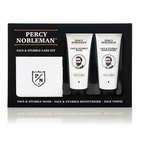 Percy Nobleman Arc és szakáll ápoló ajándékszett férfiaknak  (Face & Stubble Care Kit)