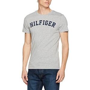 Tommy Hilfiger Férfi póló Cotton Icon SS Tee Logo UM0UM00054-004 Grey Heather L