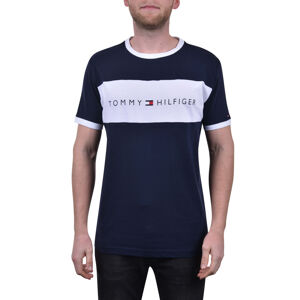 Tommy Hilfiger Tommy Original Cn Ss Tee Logo Zászló UM0UM01170 -416 Navy Blaze r S