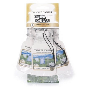 Yankee Candle Autó pamut (Clean Cotton) 3db