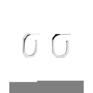 PDPAOLA Elegáns női fülbevaló SIGNATURE LINK Silver AR02-415-U