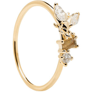 PDPAOLA Gyengéd aranyozott gyűrű gyönyörű méhecskével REVERY Gold AN01-219 54 mm