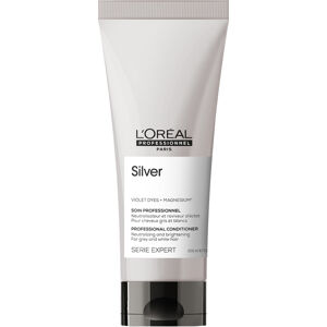 L´Oréal Professionnel Ápolás a szürke és fehér haj nem kívánt árnyalatának semlegesítésére. Expert Serie ( Silver Neutralising Cream) 200 ml