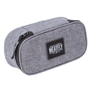 Meatfly Tolltartó Pencil Case 2 B-Heather Grey