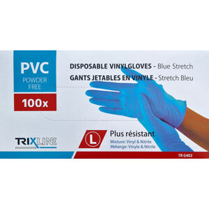 Pharma Activ Nitril / vinil kék kesztyű - púder nélkül L - 100 db