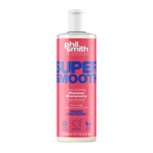 Phil Smith Be Gorgeous Super Smooth (Frizz Calming Shampoo) hajsimító sampon kezelhetetlen hajra 400 ml