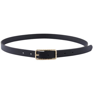 Pieces Női öv PCVANNI 17124817 Black Gold buckle 85 cm