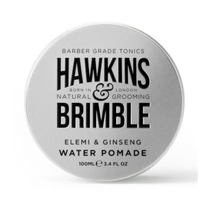 Hawkins & Brimble Elemi és ginzeng illatú vízbázisú hajzselé (Elemi & Ginseng Water Pomade) 100 ml