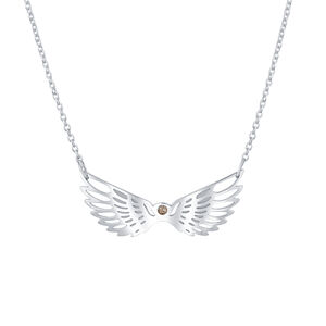Praqia Jewellery Ezüst nyaklánc Glossy Angel N6340_RH (lánc, medál)