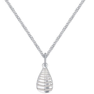 Praqia Jewellery Divatos ezüst nyaklánc Trilo KO6123_CU035_45_A (lánc, medál)