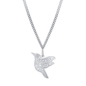 Praqia Jewellery Elegáns ezüst nyaklánc Kolibri KO6358_CU035_45_RH (lánc, medál)