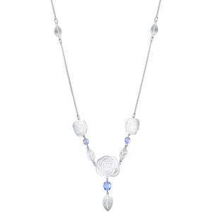 Praqia Jewellery Játékos virág ezüst nyaklánc  Rose N6278_RH