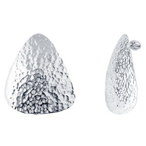 Praqia Jewellery Masszív ezüst fülbevalók Silver Stone NA6290
