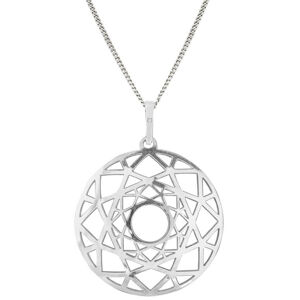 Praqia Jewellery Modern ezüst nyaklánc Ringinea KO6034_CU040_45_A (lánc, medál)