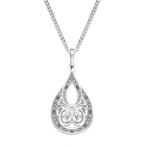 Praqia Jewellery Orientezüst nyaklánc Csepp kristályokkal KO2008_CU050_45_RH (lánc, medál)