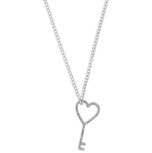Praqia Jewellery Eredeti ezüst nyakláncHeart Key KO6114_CU035_45_A_RH (lánc, medál)