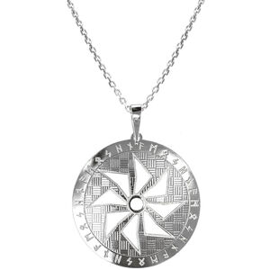 Praqia Jewellery Férfi ezüst nyaklánc Sol KO5006_MO060_50_RH (lánc, medál)