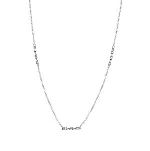 Praqia Jewellery Stílusos ezüst nyaklánc Silver wave N6449_RH
