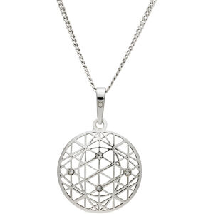 Praqia Jewellery Titokzatos ezüst nyaklánc KO1594_CU040_50_RH (lánc, medál)