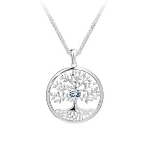Preciosa Gyönyörű ezüst nyaklánc Életfa  Sparkling Tree od Life 5329 00 (lánc, medál)