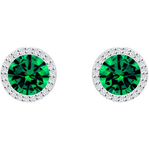 Preciosa Ezüst fülbevalók Emerald 5269 66