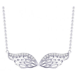 Preciosa Angel Wings ezüst nyaklánc cirkónia kövekkel 5217 00