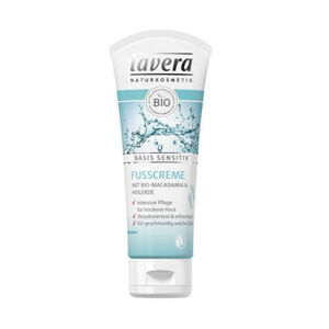 Lavera Basis Sensitiv természetes lábápoló krém (Foot Cream) 75 ml