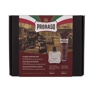 Proraso Tápláló borotválkozó ajándékcsomag Sandalwood Oil & Shea Butter