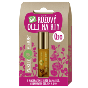 Purity Vision Organikus rózsa ajakápoló olaj Q10 10 ml